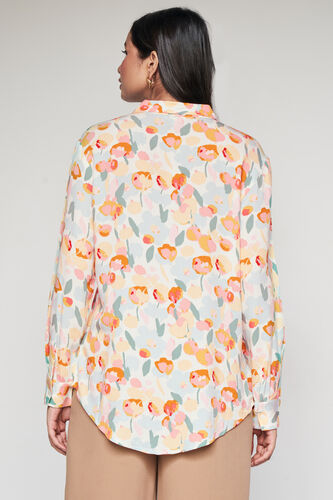 Fiona Printed Shirt, Yellow, image 3